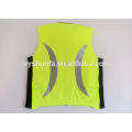 reflective running gear reflective running vest 100% taffeta fabric security vest